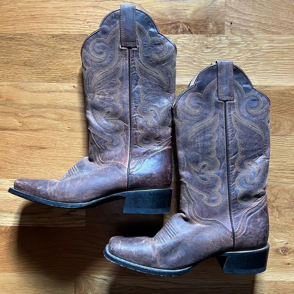 J.B. Dillon Genuine Goat Leather Cowboy Boots